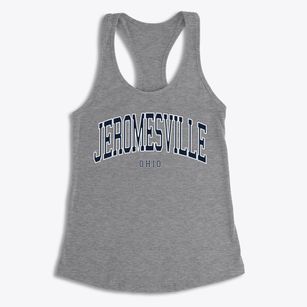 Jeromesville Ohio Traditional Women's Racerback Tank