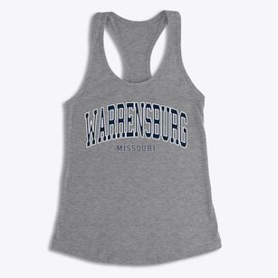 Warrensburg Missouri Traditional Women's Racerback Tank