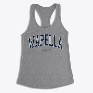 Wapella Illinois Traditional Women's Racerback Tank