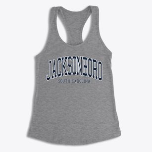 Jacksonboro South Carolina Traditional Women's Racerback Tank
