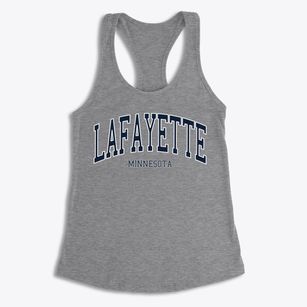 Lafayette Minnesota Traditional Women's Racerback Tank