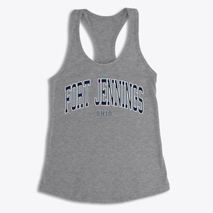 Fort Jennings Ohio Traditional Women's Racerback Tank
