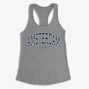 Amsterdam Ohio Traditional Women's Racerback Tank