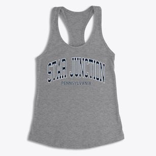 Star Junction Pennsylvania Traditional Women's Racerback Tank