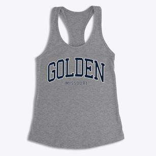 Golden Missouri Traditional Women's Racerback Tank