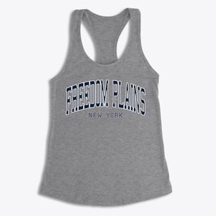 Freedom Plains New York Traditional Women's Racerback Tank