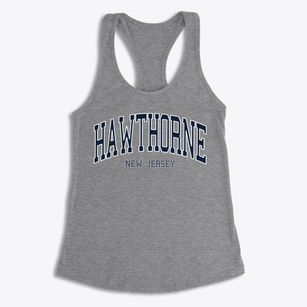 Hawthorne New Jersey Traditional Women's Racerback Tank