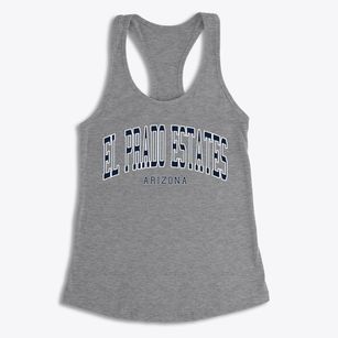 El Prado Estates Arizona Traditional Women's Racerback Tank