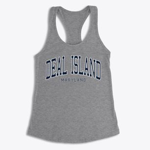 Deal Island Maryland Traditional Women's Racerback Tank