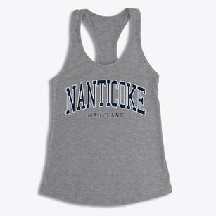 Nanticoke Maryland Traditional Women's Racerback Tank
