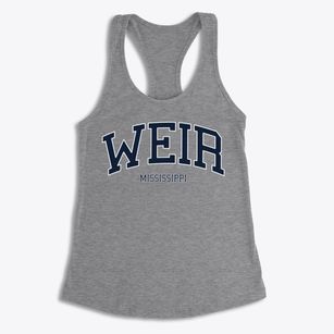 Weir Mississippi Traditional Women's Racerback Tank