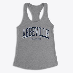 Abbeville Mississippi Traditional Women's Racerback Tank