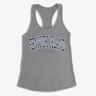 Fenwick Island Delaware Traditional Women's Racerback Tank