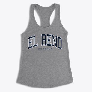 El Reno Oklahoma Traditional Women's Racerback Tank