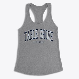Table Grove Illinois Traditional Women's Racerback Tank