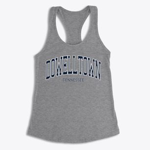 Dowelltown Tennessee Traditional Women's Racerback Tank