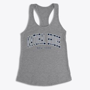 Natural Bridge New York Traditional Women's Racerback Tank
