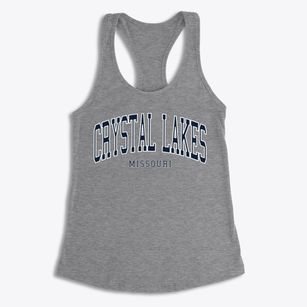 Crystal Lakes Missouri Traditional Women's Racerback Tank
