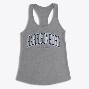 Harrisonburg Louisiana Traditional Women's Racerback Tank