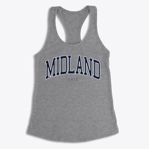 Midland Ohio Traditional Women's Racerback Tank