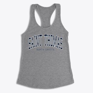 St. Thomas North Dakota Traditional Women's Racerback Tank