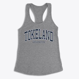 Tokeland Washington Traditional Women's Racerback Tank