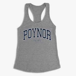 Poynor Texas Traditional Women's Racerback Tank