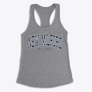 New Milford New Jersey Traditional Women's Racerback Tank