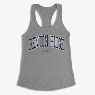 Benton Ridge Ohio Traditional Women's Racerback Tank