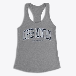 Copper Mountain Colorado Traditional Women's Racerback Tank