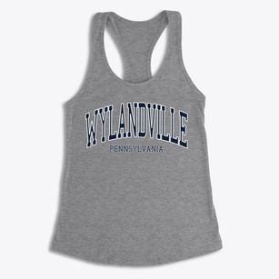 Wylandville Pennsylvania Traditional Women's Racerback Tank