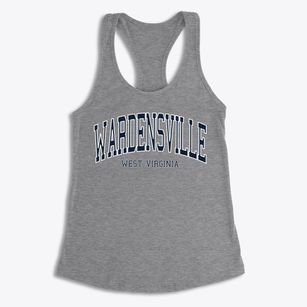 Wardensville West Virginia Traditional Women's Racerback Tank