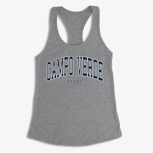 Campo Verde Texas Traditional Women's Racerback Tank