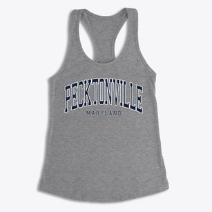 Pecktonville Maryland Traditional Women's Racerback Tank
