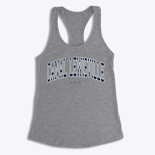 Canal Lewisville Ohio Traditional Women's Racerback Tank
