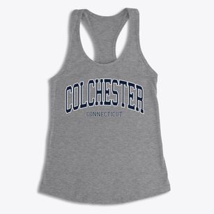 Colchester Connecticut Traditional Women's Racerback Tank