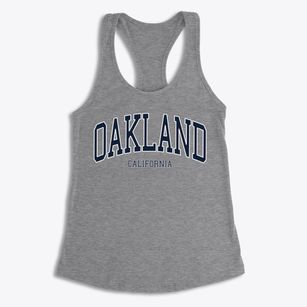 Oakland California Traditional Women's Racerback Tank