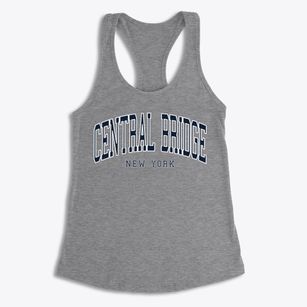 Central Bridge New York Traditional Women's Racerback Tank