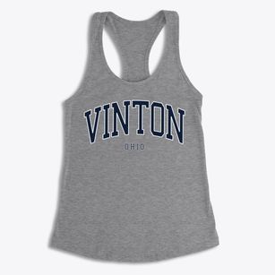 Vinton Ohio Traditional Women's Racerback Tank
