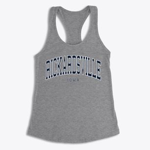 Rickardsville Iowa Traditional Women's Racerback Tank