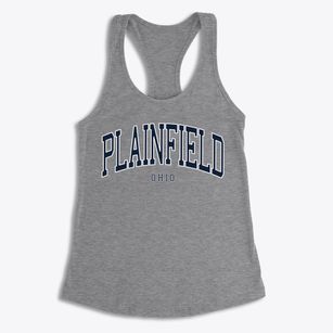 Plainfield Ohio Traditional Women's Racerback Tank