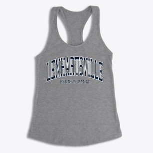 Lenhartsville Pennsylvania Traditional Women's Racerback Tank