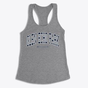 Glen Echo Park Missouri Traditional Women's Racerback Tank