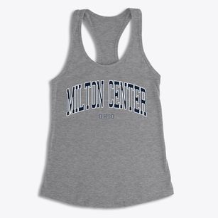 Milton Center Ohio Traditional Women's Racerback Tank
