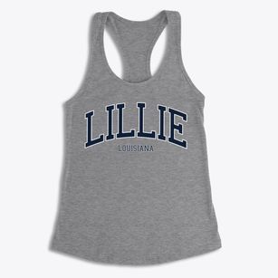 Lillie Louisiana Traditional Women's Racerback Tank