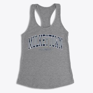 Mulkeytown Illinois Traditional Women's Racerback Tank