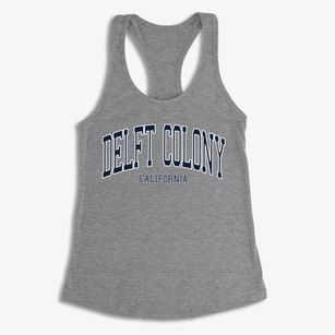 Delft Colony California Traditional Women's Racerback Tank
