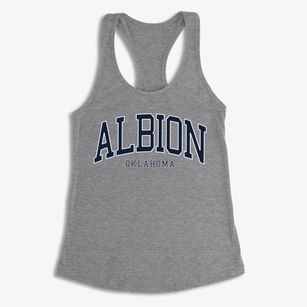 Albion Oklahoma Traditional Women's Racerback Tank