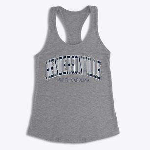 Hendersonville North Carolina Traditional Women's Racerback Tank