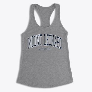 Mount Leonard Missouri Traditional Women's Racerback Tank